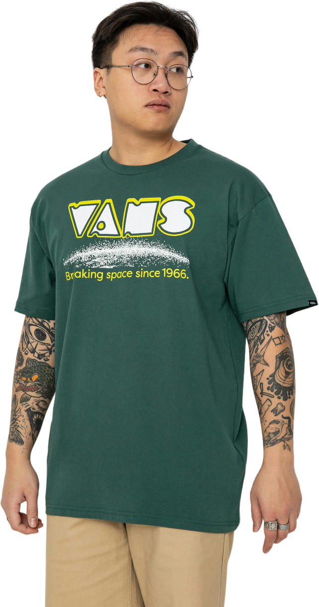

Футболка мужская Vans SPACE DAWN SS TEE зеленая M, Зеленый, SPACE DAWN SS TEE