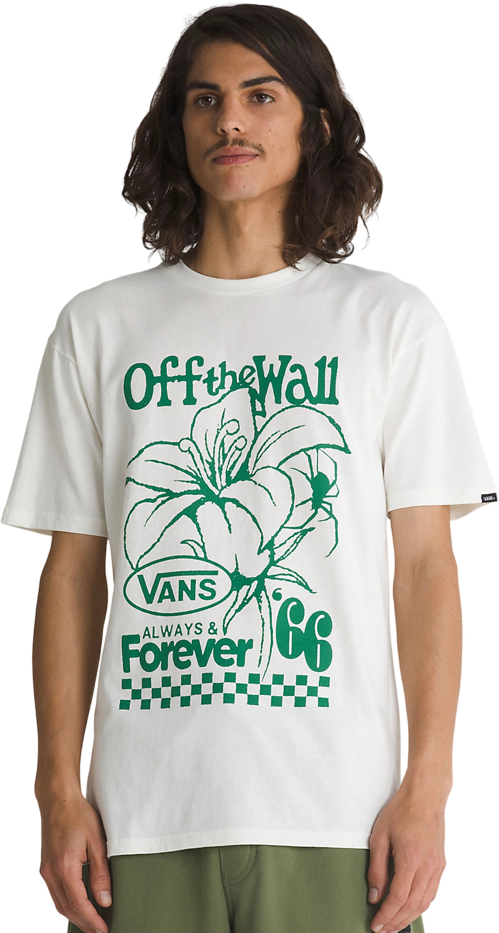 

Футболка мужская Vans PETAL AND PEST SS TEE белая L, Белый, PETAL AND PEST SS TEE