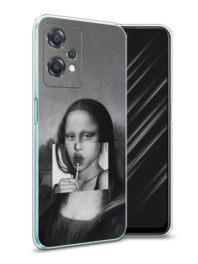 

Чехол Awog на OnePlus Nord CE 2 Lite 5G Mona Lisa sucking lollipop", Разноцветный, 152850-9