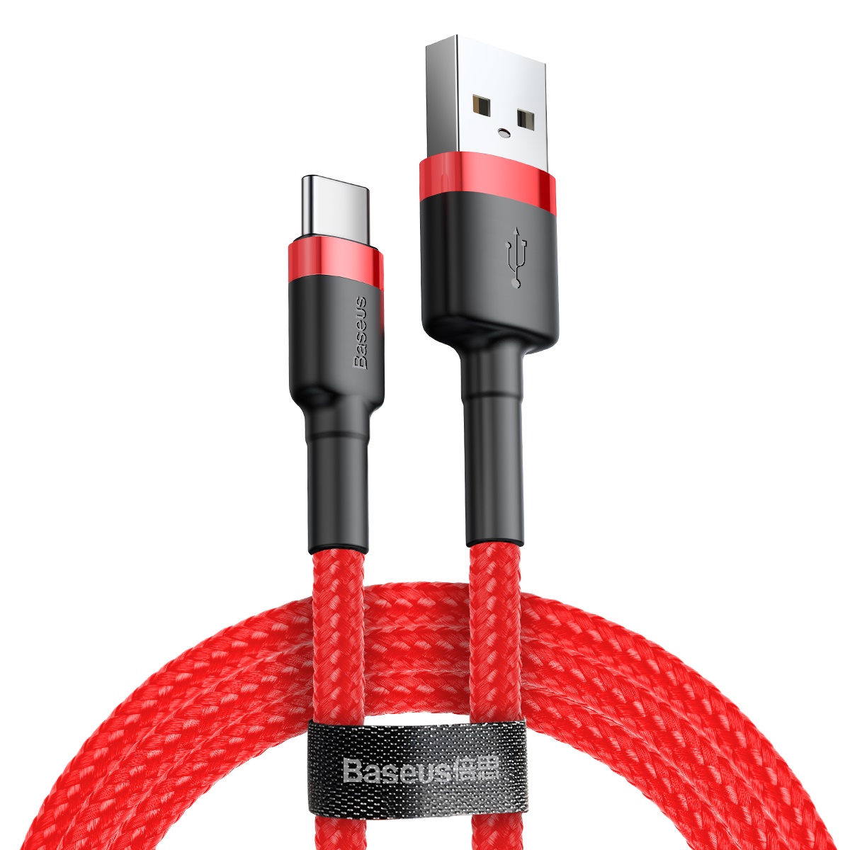 

Кабель Baseus cafule Cable USB For Type-C 2A 2M Red+Red(CATKLF-C09)