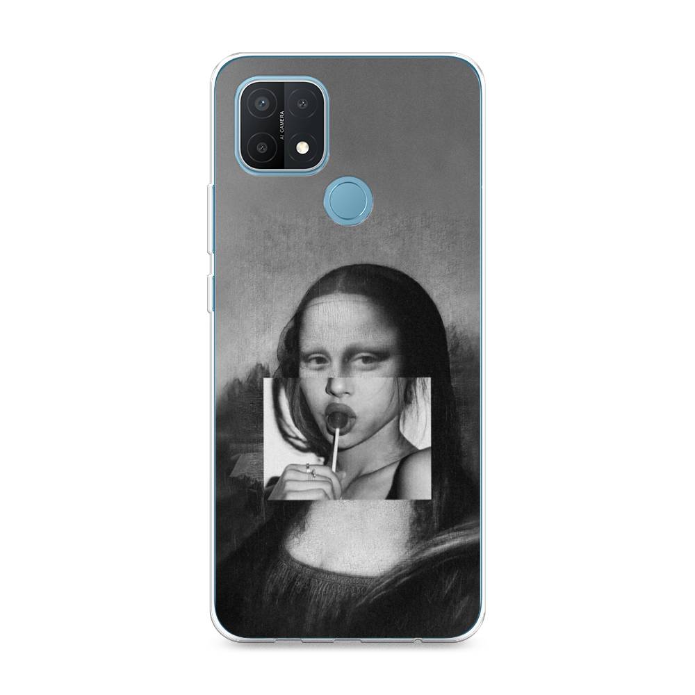 

Чехол Awog на Oppo A15/A15s "Mona Lisa sucking lollipop", Разноцветный, 255650-9