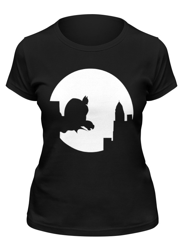 

Футболка женская Printio Бэтмен (batman) черная S, Черный, Бэтмен (batman)