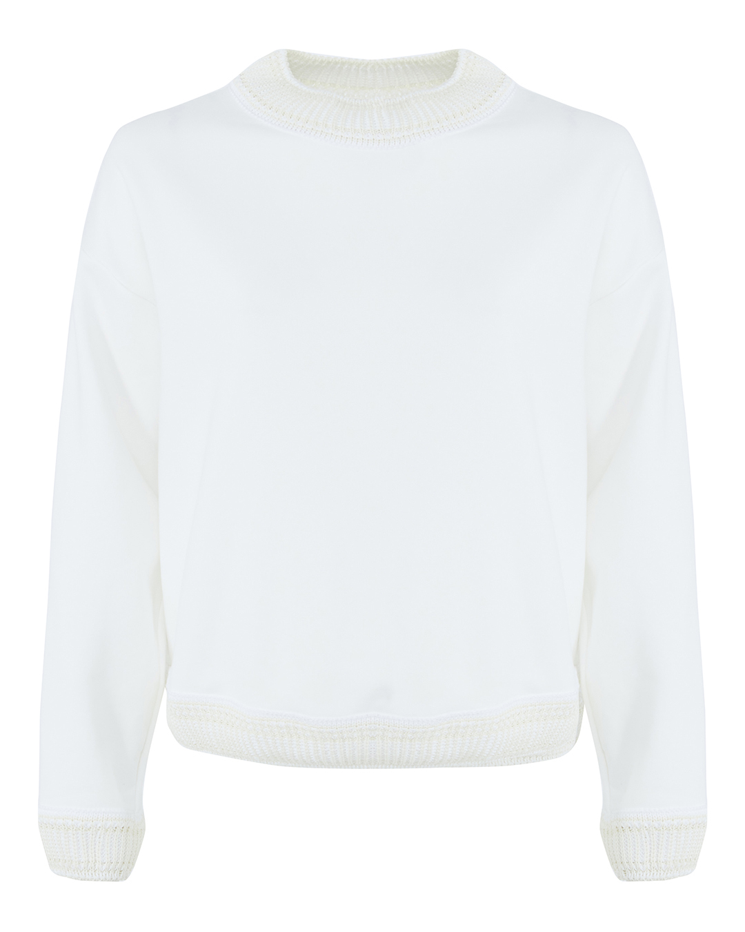 

Свитшот женский Ermanno Scervino D40EL006 белый 42 IT, D40EL006