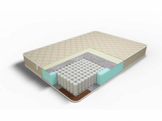 

Матрас Comfort Line Promo Latex-Cocos TFK18+ 190х180, Бежевый;белый;серый;серебристый, Promo Latex-Cocos TFK18+