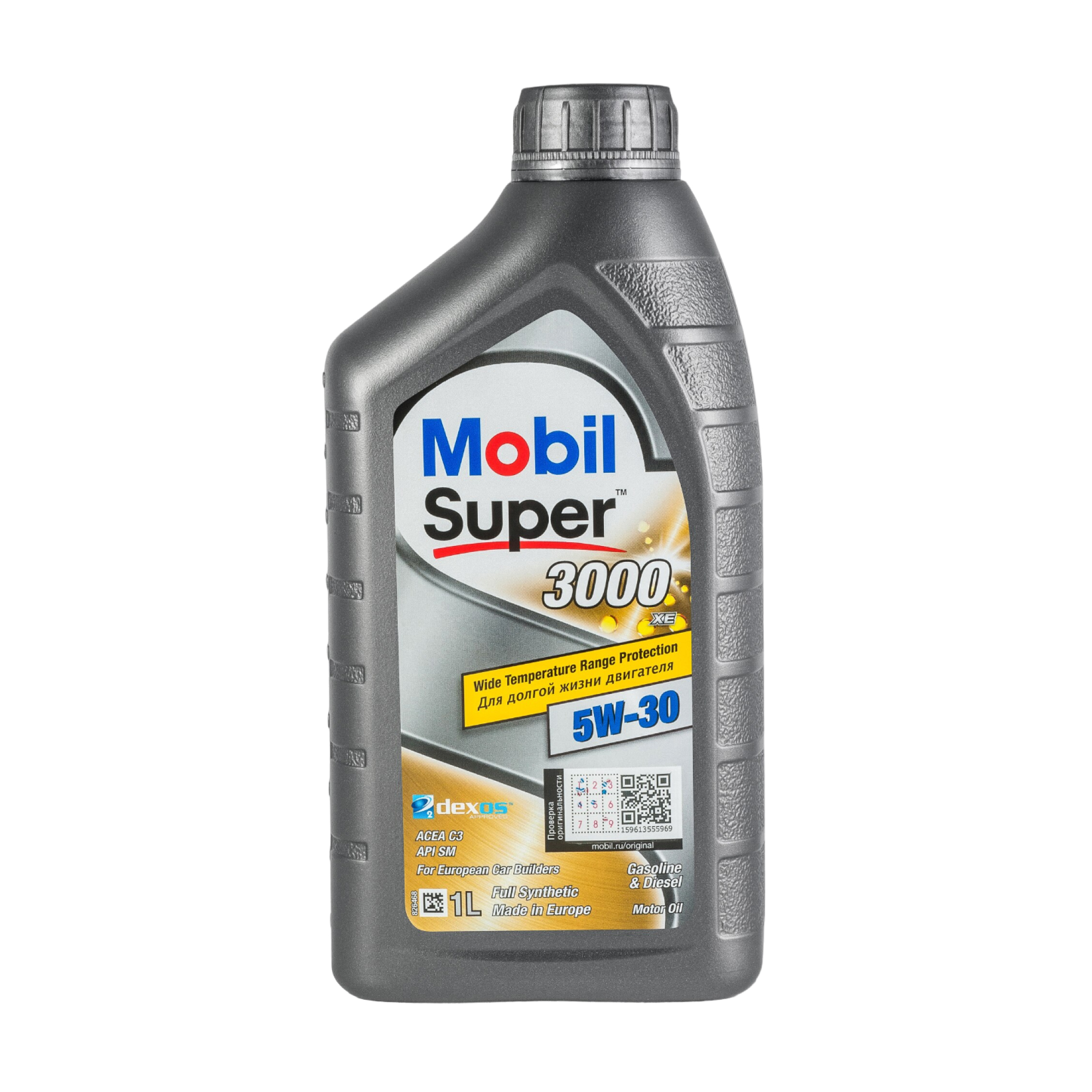 

Моторное масло Mobil Super 3000 XE 5W30 1л, Super 3000 XE