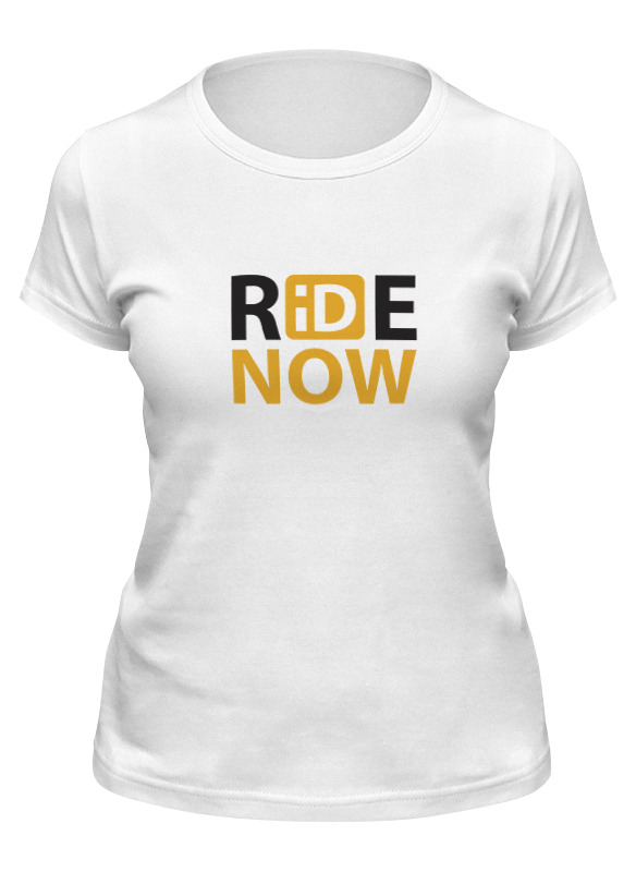 

Футболка женская Printio Ride-now белая L, Белый, Ride-now