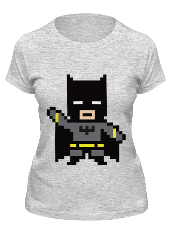 

Футболка женская Printio Бэтмен (batman) серая S, Серый, Бэтмен (batman)