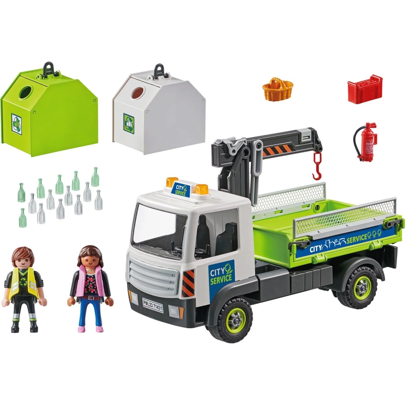 

Конструктор PLAYMOBIL 71431 Glass Recycling Truck with Container