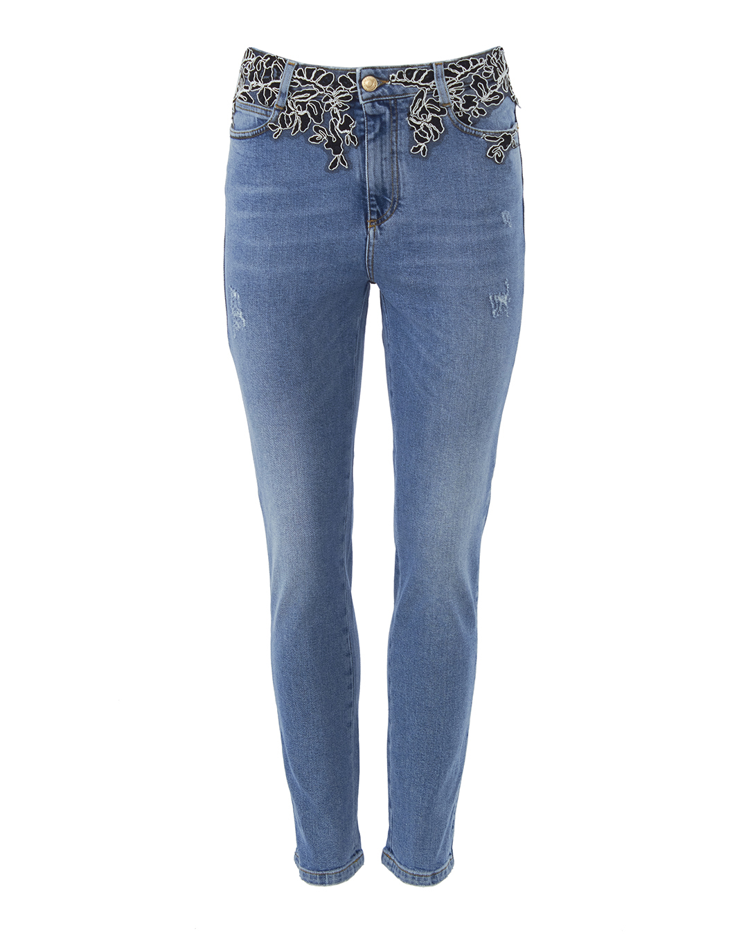 

Джинсы женские Ermanno Scervino D40EP082 синие 42 IT, Синий, D40EP082