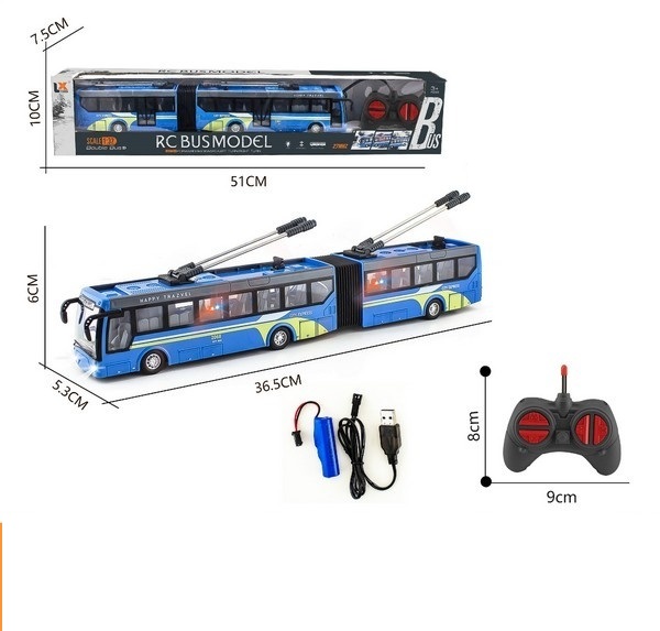 

Автобус на пульте р/у USB зарядное устройство, свет эффекты, Y24285101