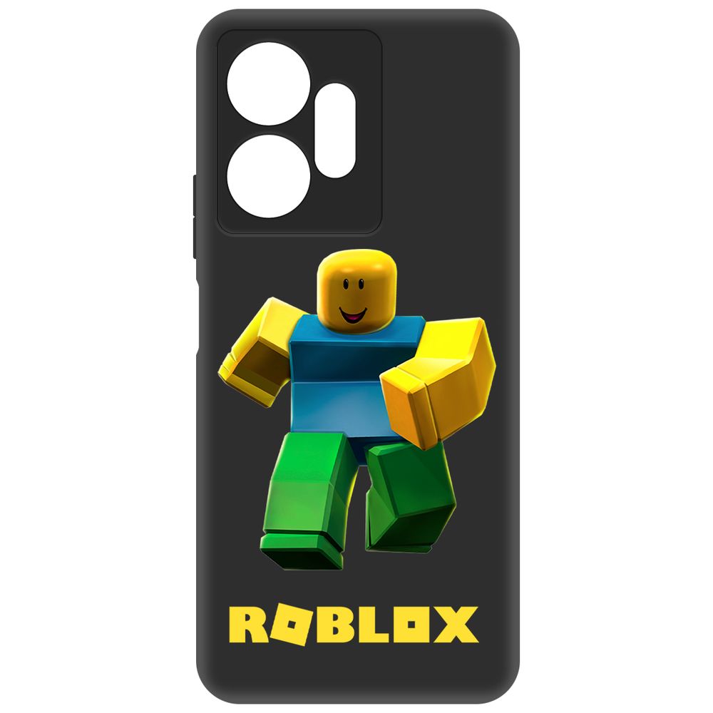 

Чехол-накладка Krutoff Soft Case Roblox-Классический Нуб для Infinix Zero 20 черный