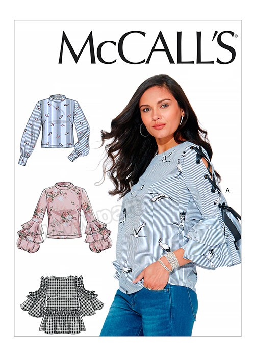

Выкройка McCall's №7723 — Блузка