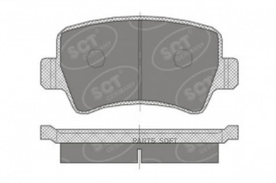 

Тормозные колодки SCT SP472