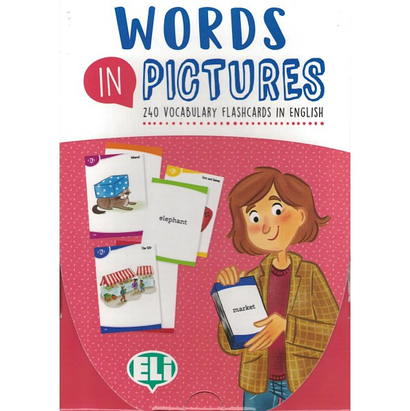 

Words in Pictures Vocabulary Flashcards in English + digital code