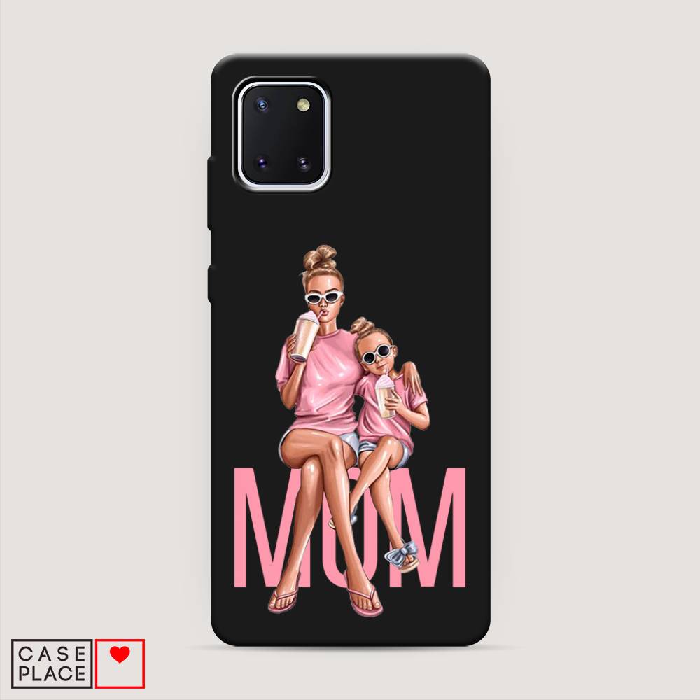 фото Матовый силиконовый чехол "lovely mom" на samsung galaxy note 10 lite awog