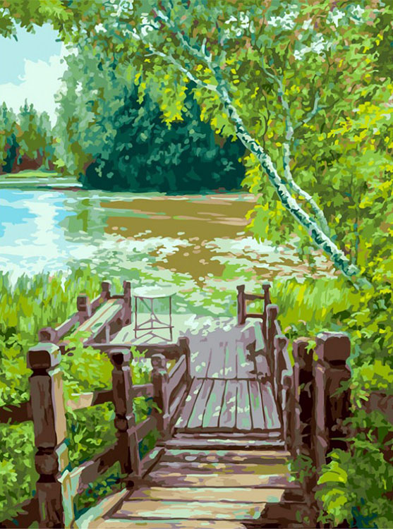 

Картина по номерам Белоснежка Лесенка, Лесенка
