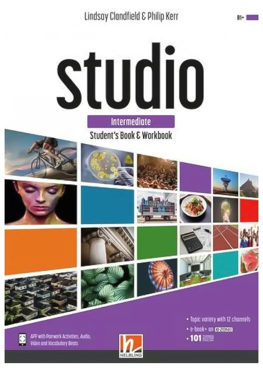 

STUDIO Intermediate Student's Book + Workbook + e-zone