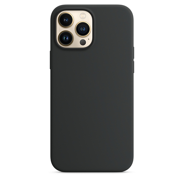 фото Чехол silicon case with magsafe и анимация цвета для iphone 13 6.1, черный ademar