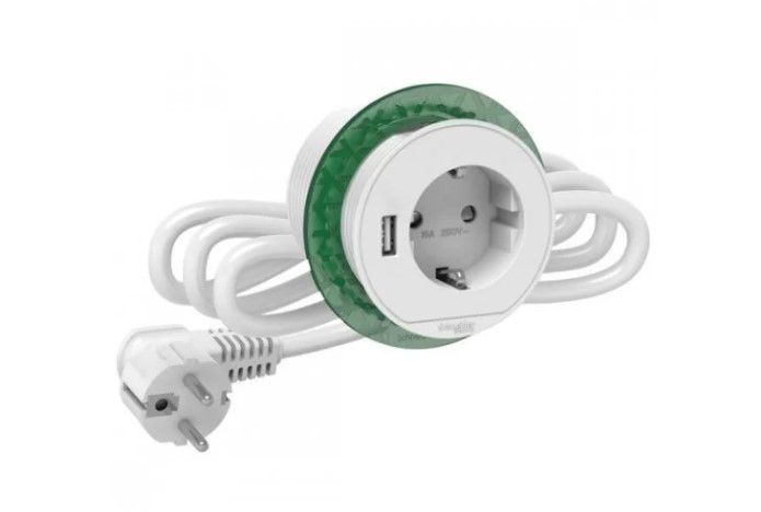 

Блок Schneider Electric INS44004, 2К+З+USB А (INS44004)