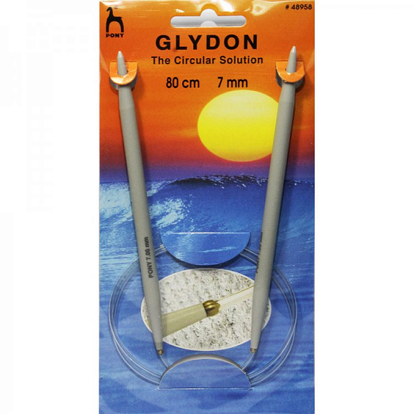 

Спицы круговые "Glydon", 7 мм, 80 см, пластик