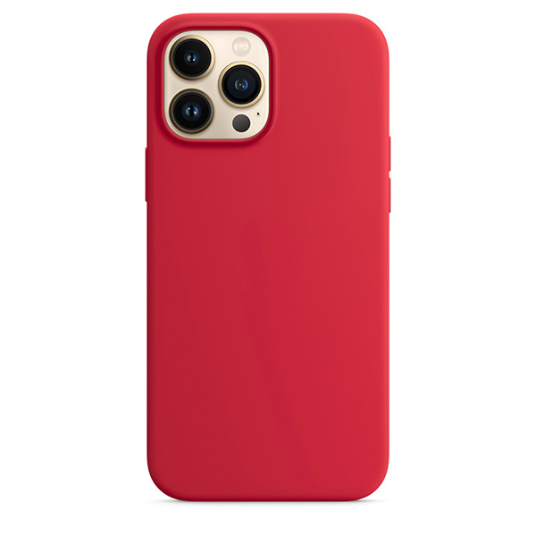 фото Чехол silicon case with magsafe и анимация цвета для iphone 13 pro 6.1, красный ademar