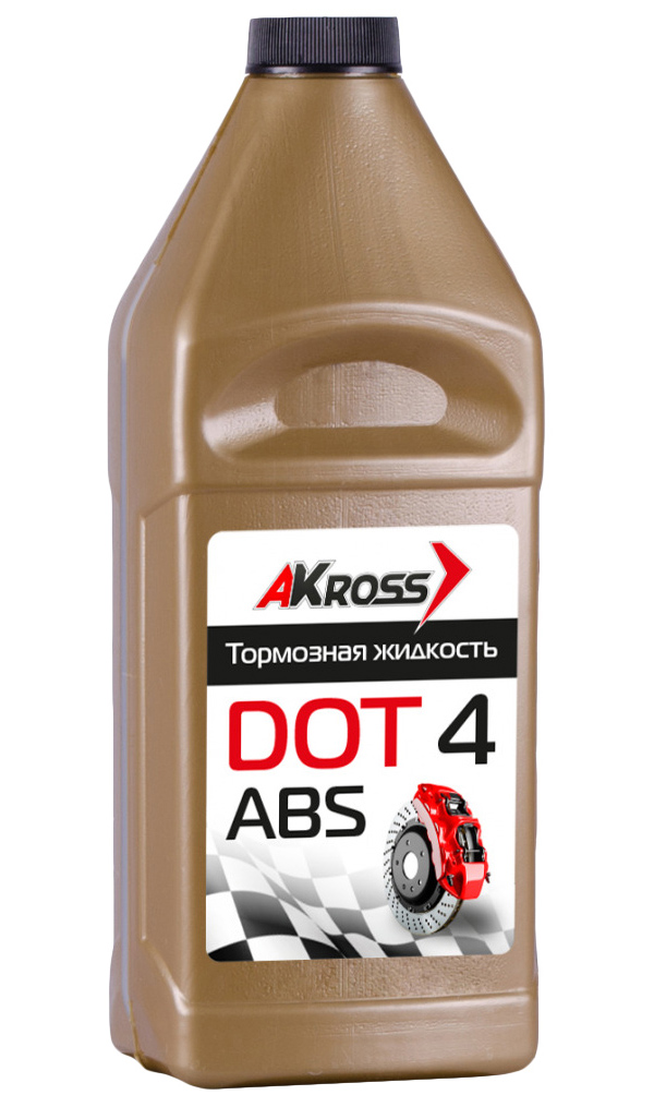 фото Тормозная жидкость akross dot-4 910 гр золото aks0002dot