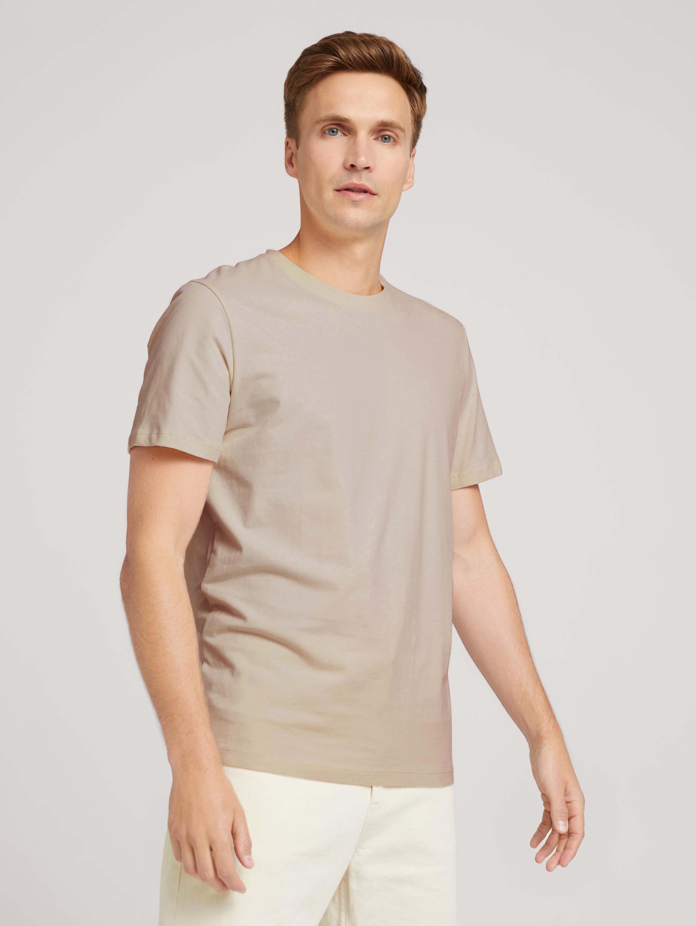 

Футболка мужская TOM TAILOR 1029215 бежевая L, 1029215