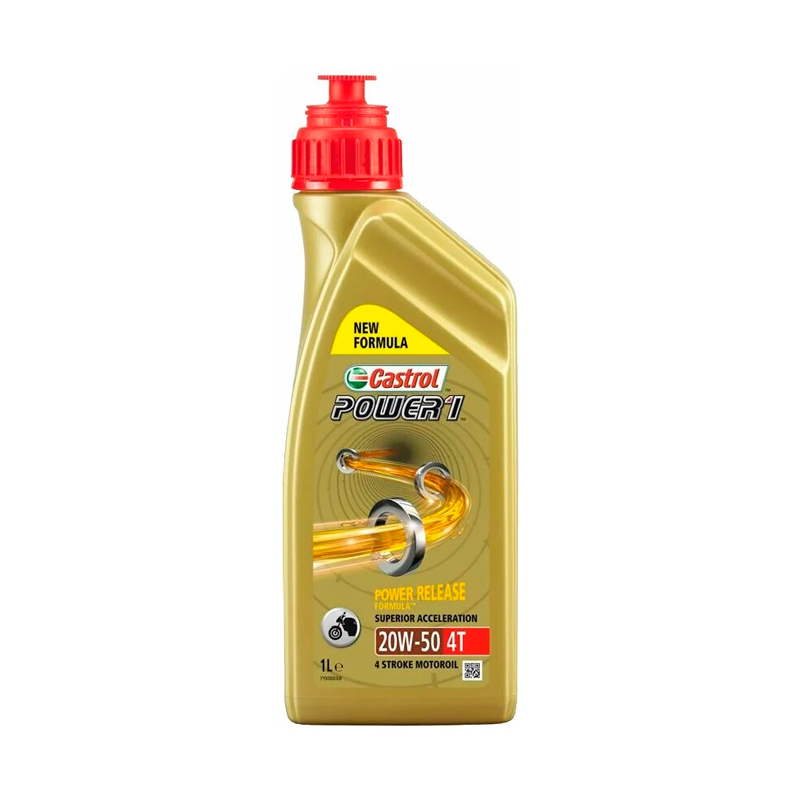 Масло моторное Castrol POWER1 4T 20W-50, 1л