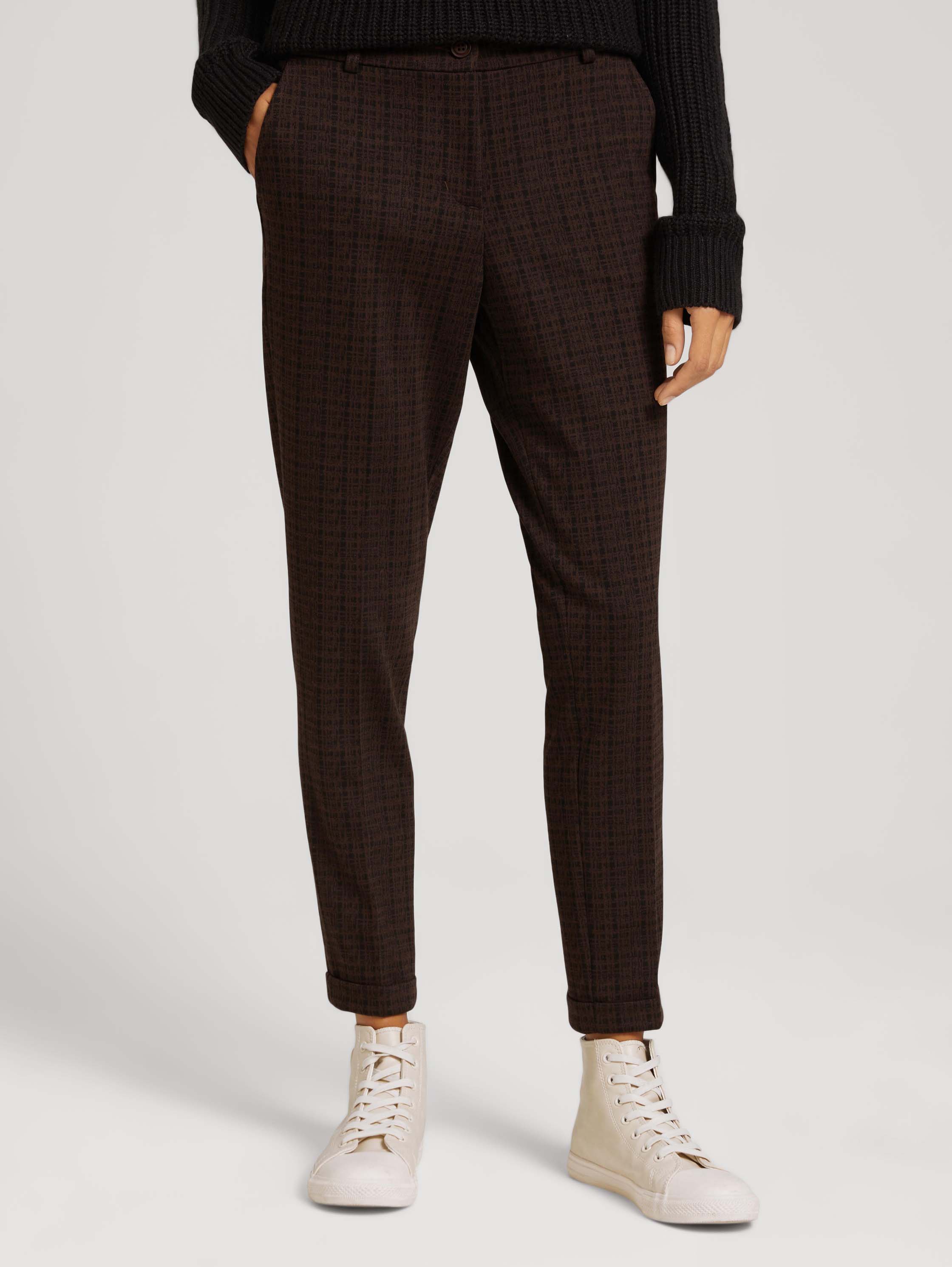 

Брюки женские TOM TAILOR 1028787 коричневые 44/28, 1028787