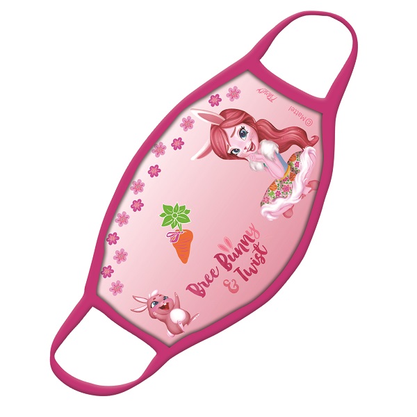 Многоразовая маска детская Enchantimals AKS-928 розовая