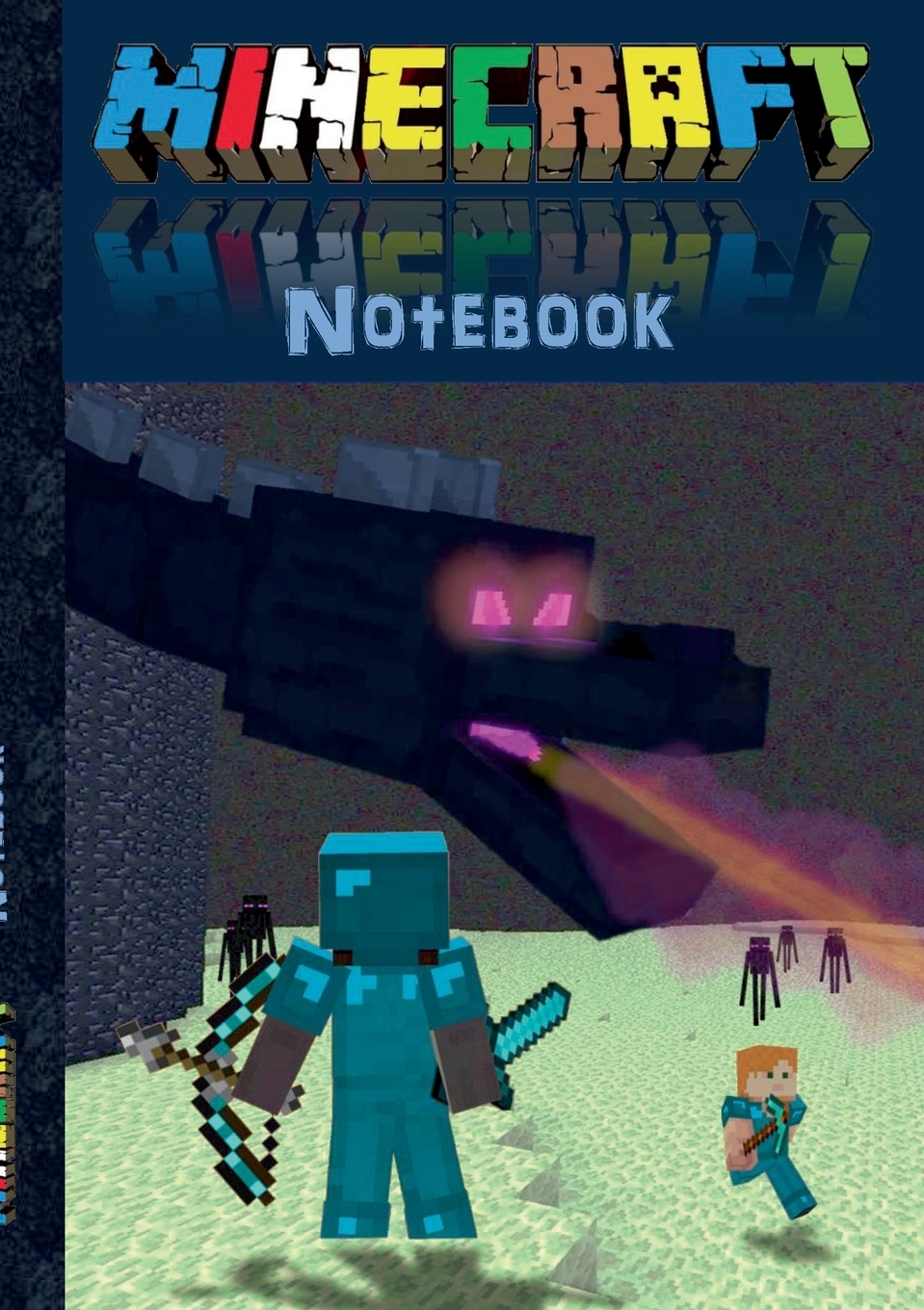 

Minecraft Notebook 'Ender Dragon' (quad paper)