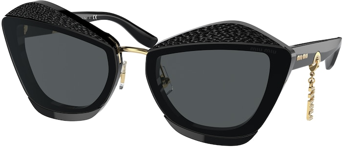 

Солнцезащитные очки женские MIU MIU 0MU 01XS / 67 01Q5S0, черный, 0MU 01XS / 67 01Q5S0
