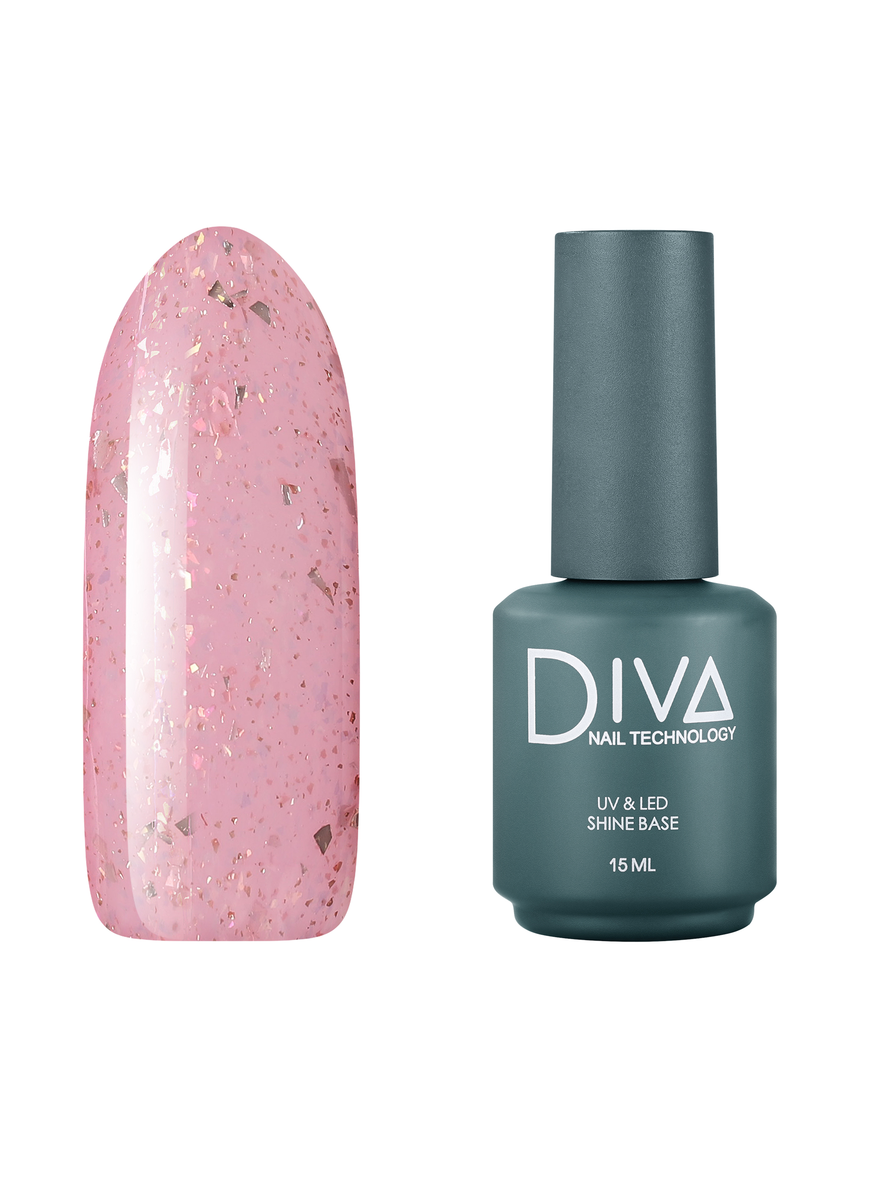 

Камуфлирующая база для гель-лака Diva Nail Technology Shine №10 15 мл, Shine
