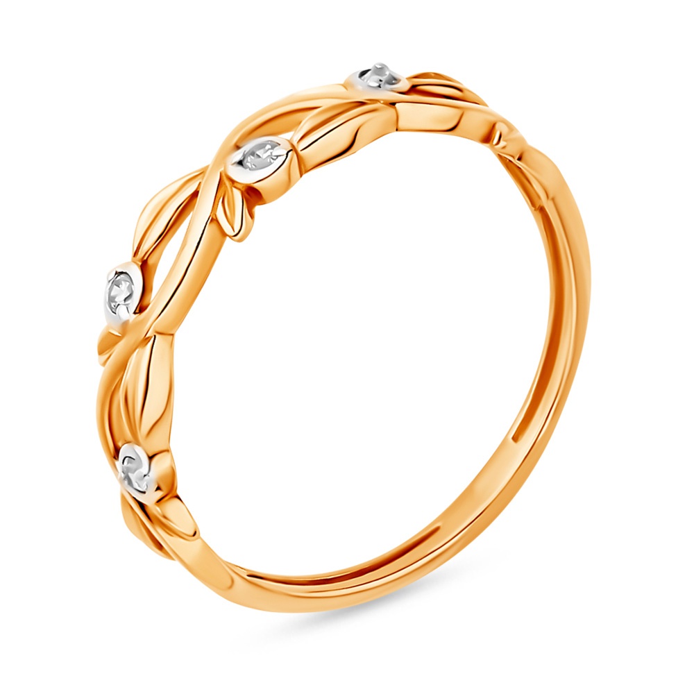 

Кольцо из красного золота с фианитом р.  585Gold 301011280, 301011280