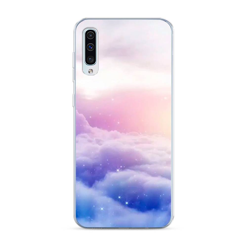 

Чехол на Samsung Galaxy A30s "Небеса", Голубой;белый;розовый, 28850-2