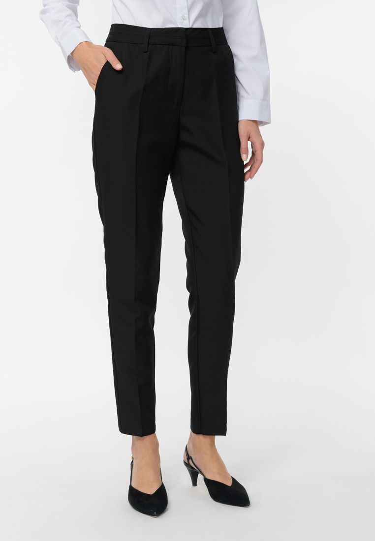 

Брюки женские Modis M202W00117 черные 42, M202W00117