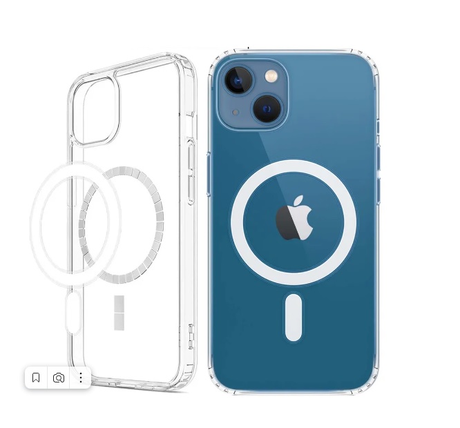 

Чехол с магнитным креплением на Iphone 13, Прозрачный, Apple