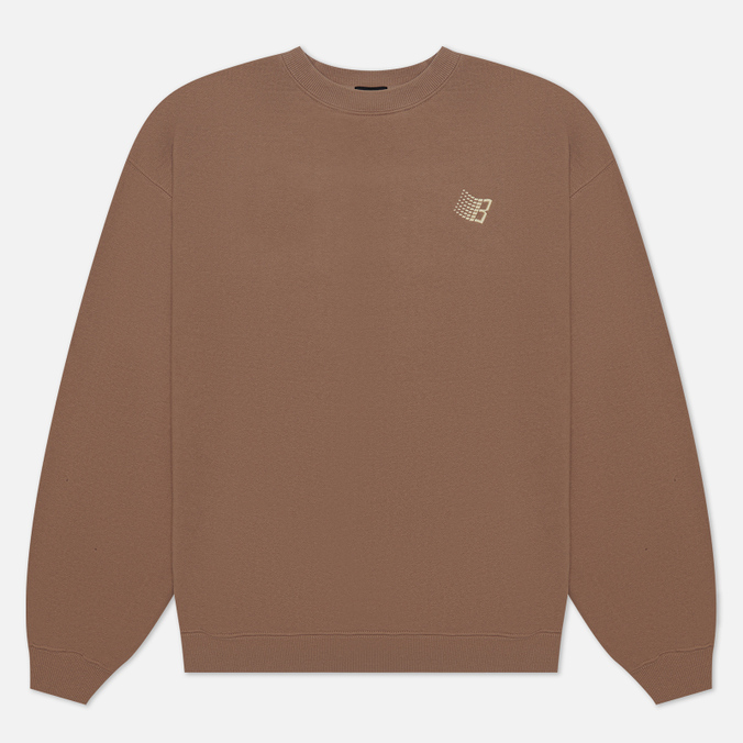 

Мужская толстовка Bronze 56k B Logo Embroidered Crew Neck коричневый, Размер M, B Logo Embroidered Crew Neck