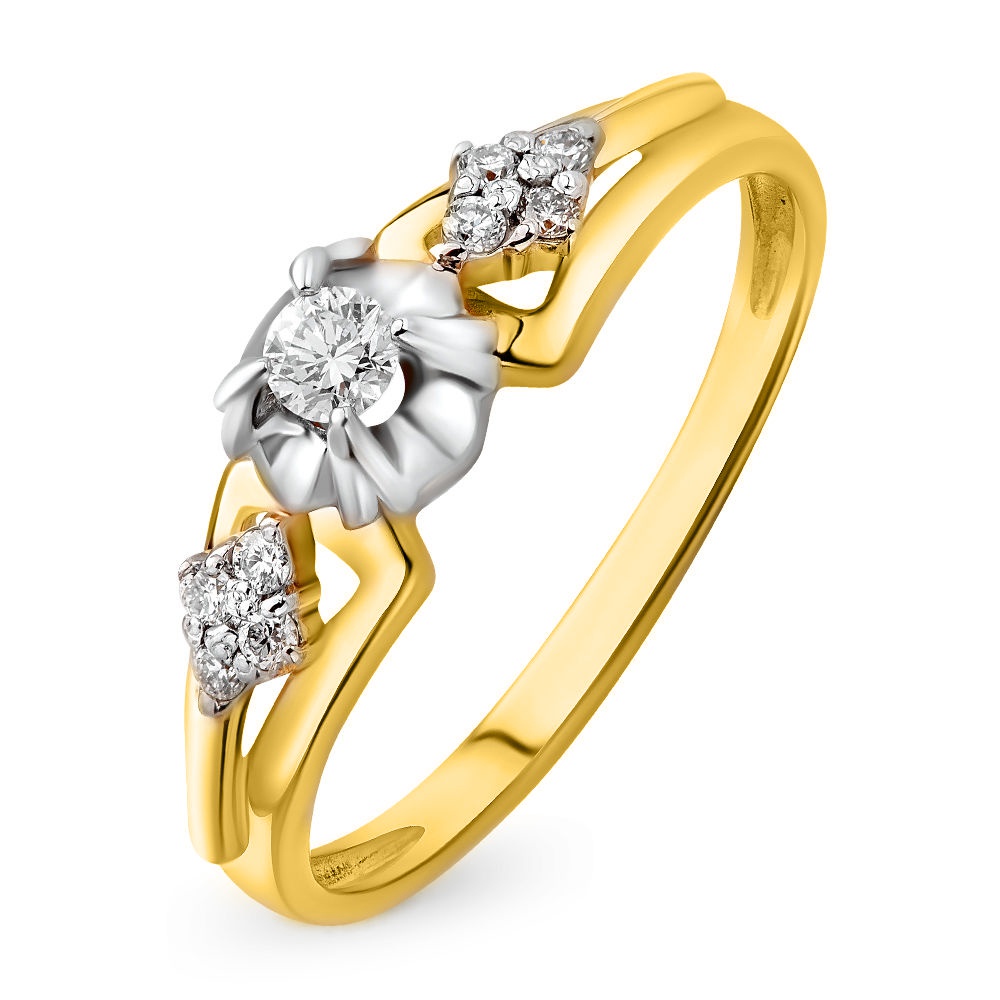 

Кольцо из желтого золота с бриллиантом р. , 585Gold 101001886, 101001886