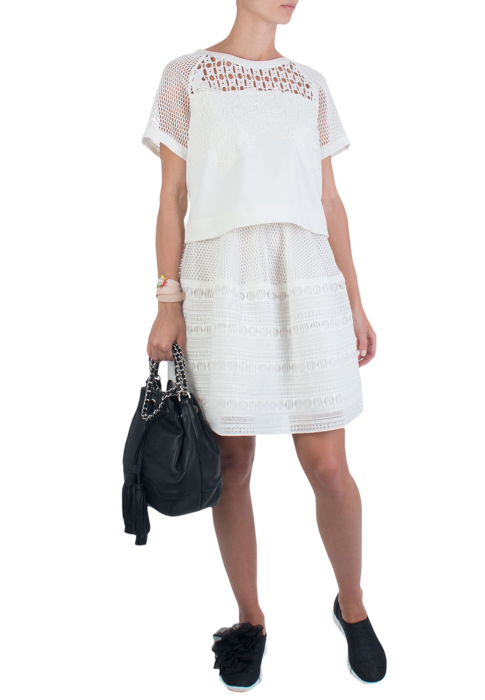 

Юбка женская Pinko 83076 белая 40 IT