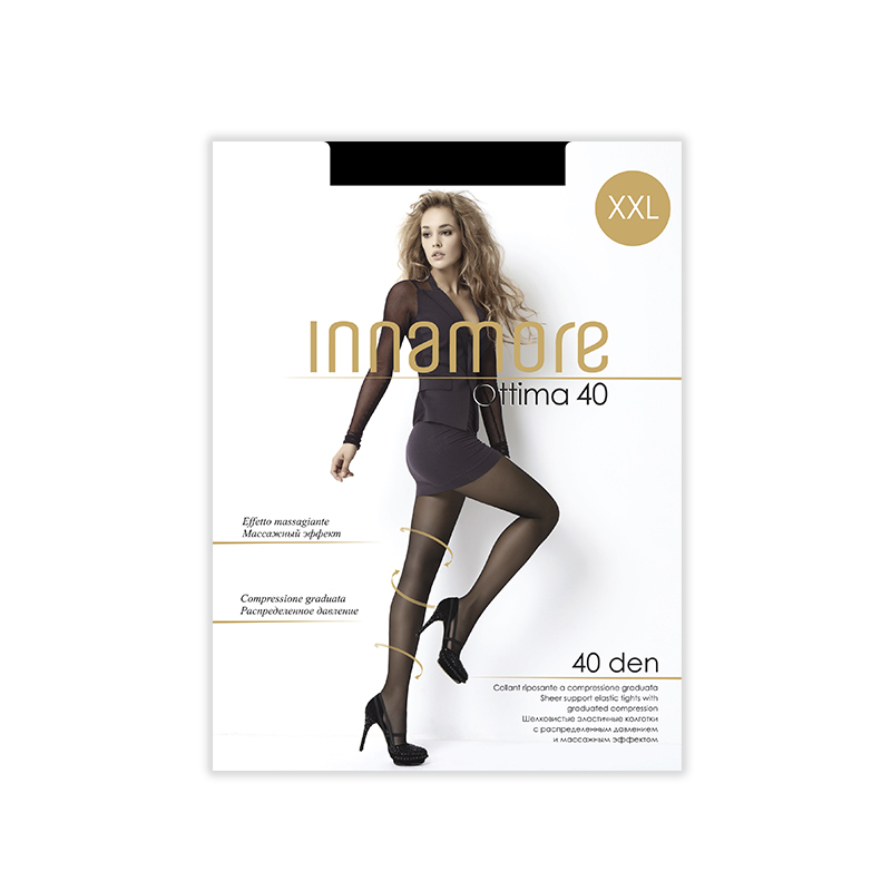 

Колготки женские Innamore Ottima черные XXL, Черный, Ottima