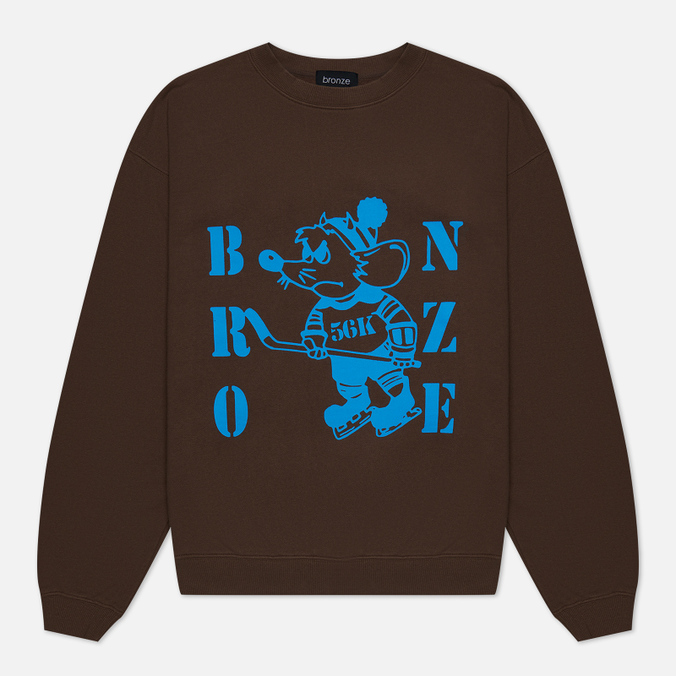 

Мужская толстовка Bronze 56k Rat Crew Neck коричневый, Размер S, Rat Crew Neck