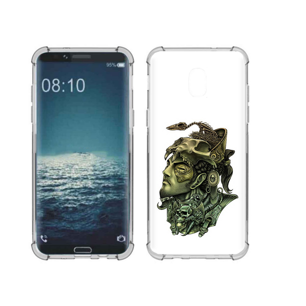 

Чехол MyPads Tocco для Samsung Galaxy J3 бронзовый воин (PT226926.574.248), Прозрачный, Tocco