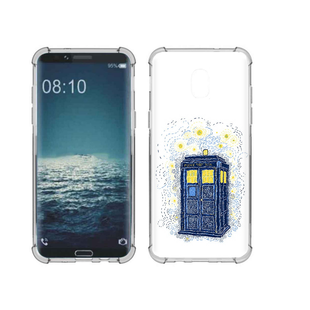 

Чехол MyPads Tocco для Samsung Galaxy J3 будка рисунок (PT226926.574.249), Прозрачный, Tocco