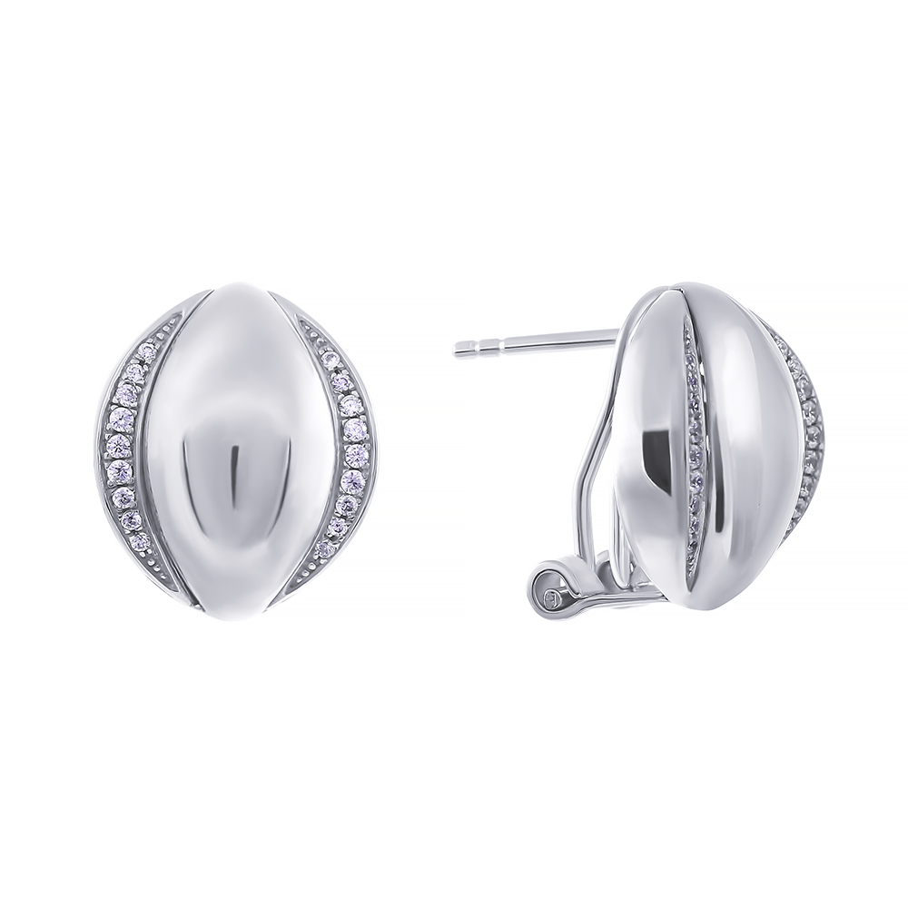 

Серьги из серебра с фианитом Element47 EZB90832_SR_001_WG, EZB90832_SR_001_WG