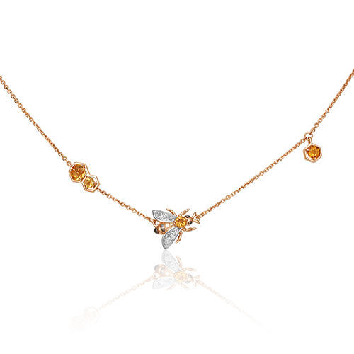 

Колье из красного золота с топазом и цитрином 50 см PLATINA jewelry 07-0240-00-282-1110-57, 07-0240-00-282-1110-57_p