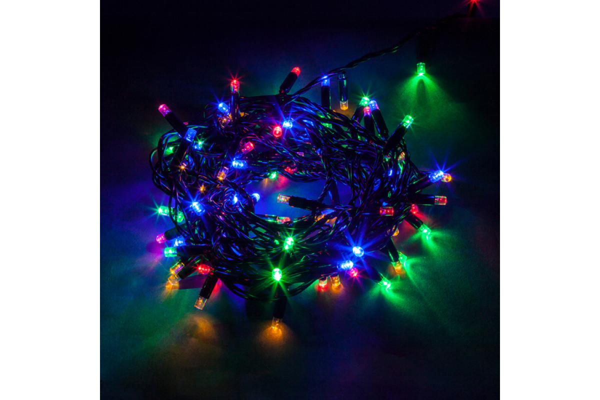 

Световая гирлянда новогодняя Feron CL43 FE_32428 20 м разноцветный/RGB, CL43