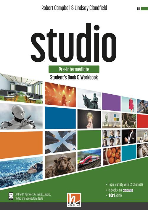 

STUDIO Pre-intermediate Student's Book + Workbook + e-zone