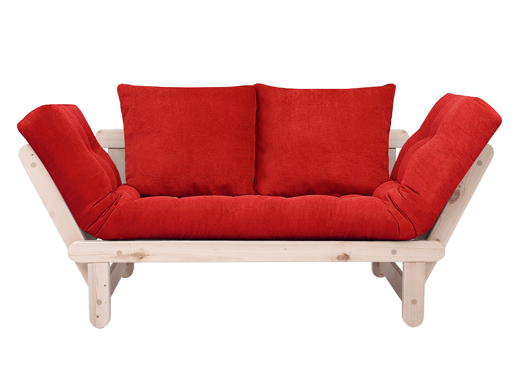 фото Диван-кровать андерсон сламбер, дуб беленный/красный