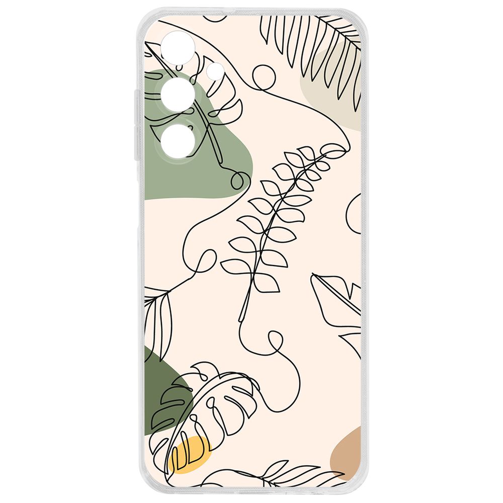 

Чехол-накладка Krutoff Clear Case Линия весны для Samsung Galaxy A25 5G (A256), Прозрачный